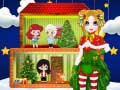 ゲームクリスマス人形プリンセスハウスオンライン