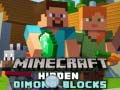 ゲームMinecraftの隠されたダイヤモンドブロックオンライン
