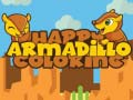 ゲームハッピーアルマジロの塗り絵オンライン