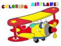 ゲーム塗り絵 飛行機オンライン