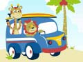 ゲームかわいい動物と車の違いを見つけてオンライン