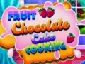 ゲームフルーツチョコレートケーキの料理オンライン