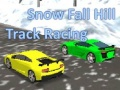 ゲーム雪の降る丘でのトラックレースオンライン