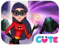 ゲームスーパーヒーロー・バイオレット・ファッション撮影オンライン