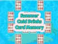 ゲーム夏の冷たい飲み物カードメモリーオンライン