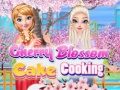 ゲーム桜の花ケーキ作りオンライン