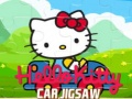 ゲームハローキティの車のジグソーパズルオンライン