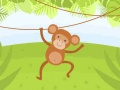 ゲーム面白いサルの塗り絵オンライン