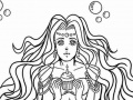 ゲームかわいい人魚の塗り絵オンライン