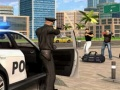 ゲーム漫画の警察車両パズルオンライン