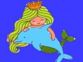 ゲーム人魚の塗り絵帳オンライン