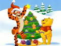 ゲームくまのプーさんクリスマスジグソーパズルオンライン