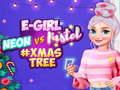 ゲームネオン vs E ガール #クリスマスツリー装飾オンライン