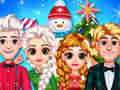 ゲーム凍った姫のクリスマスセレブレーションオンライン