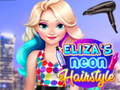 ゲームエリザのネオンヘアスタイルオンライン