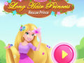 ゲームロングヘアのプリンセスが王子を救うオンライン