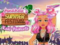 ゲームアマンダの夏祭り：リアルヘアカットオンライン