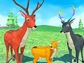 ゲームシカシミュレーター：動物の家族オンライン