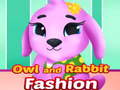 ゲームフクロウとウサギのファッションオンライン