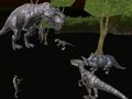 ゲーム真夜中のマルチプレイヤー恐竜ハントオンライン