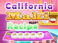ゲームカリフォルニア巻きのレシピオンライン