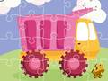 ゲームかわいい子供のトラックジグソーパズルオンライン