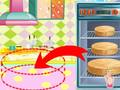ゲーム小さな女の子の誕生日ケーキオンライン