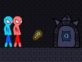 ゲーム赤と青のスティックマンロープオンライン