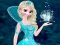 ゲームアナと雪の女王エルサのドレスアップオンライン