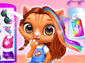 ゲーム子猫の動物ヘアサロンオンライン