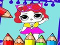 ゲーム人形の塗り絵本オンライン