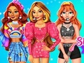 ゲームK-POPスターにインスパイアされたルックオンライン