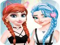 ゲームエルサとアンナのドレスアップメイクオンライン