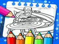 ゲームキャプテン・アメリカの塗り絵オンライン