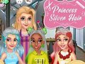 ゲームプリンセスの銀色の髪型オンライン