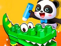 ゲーム赤ちゃんパンダ動物パズルオンライン