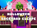 ゲームハロウィンの裏庭からの脱出オンライン