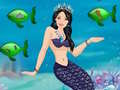 ゲームバービー人魚ドレスアップオンライン