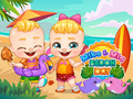 ゲームマイク＆ミア ビーチデーオンライン