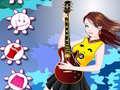 ゲームギタリストの女の子オンライン