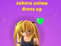 ゲームサコラアニメドレスアップオンライン