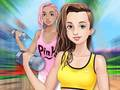 ゲームフィットネスガールズドレスアップオンライン