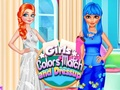ゲーム女の子の色合わせとドレスアップオンライン