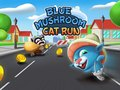 ゲーム青いキノコ猫のランオンライン