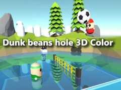 ゲーム豆を3Dカラーの穴にダンクオンライン