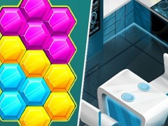 ゲームヘキサブラストゲームパズルオンライン