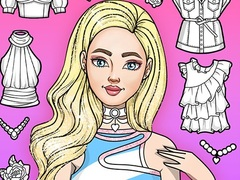 ゲーム女の子の塗り絵とドレスアップゲームオンライン