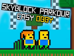 ゲームスカイブロックパルクールイージーオビーオンライン