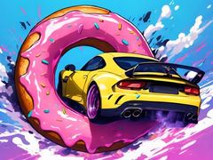 ゲーム屋根の車のスタントオンライン