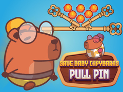 ゲーム赤ちゃんカピバラを救え Pull Pinオンライン